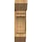 Ekena Millwork Olympic Slat Rough Sawn Bracket w/ Offset Brace, Western Red Cedar, 8"W x 20"D x 28"H BKT0806X20X28OLY06RWR - alternate 4